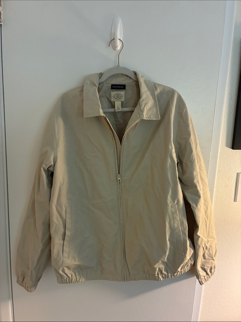 Lightweight Men's Khaki Zip Jacket